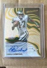 2025 Panini Revolution Revolution Signatures Harold Carmichael #38 card
