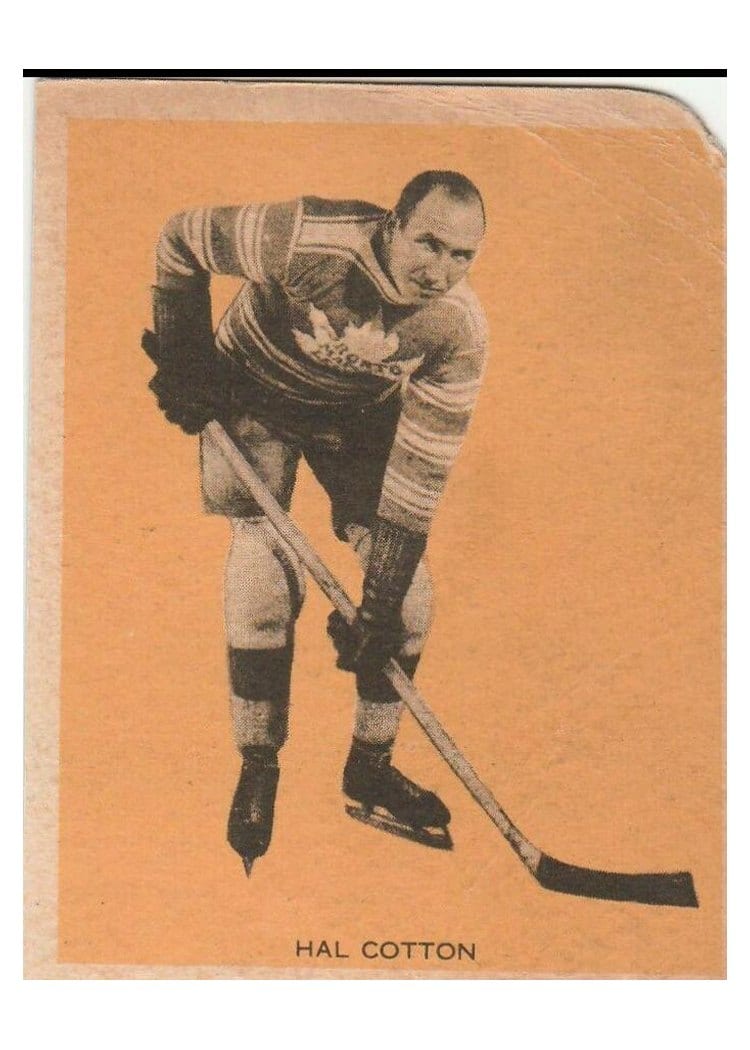1933 Hamilton Gum Harold Cotton #39 card