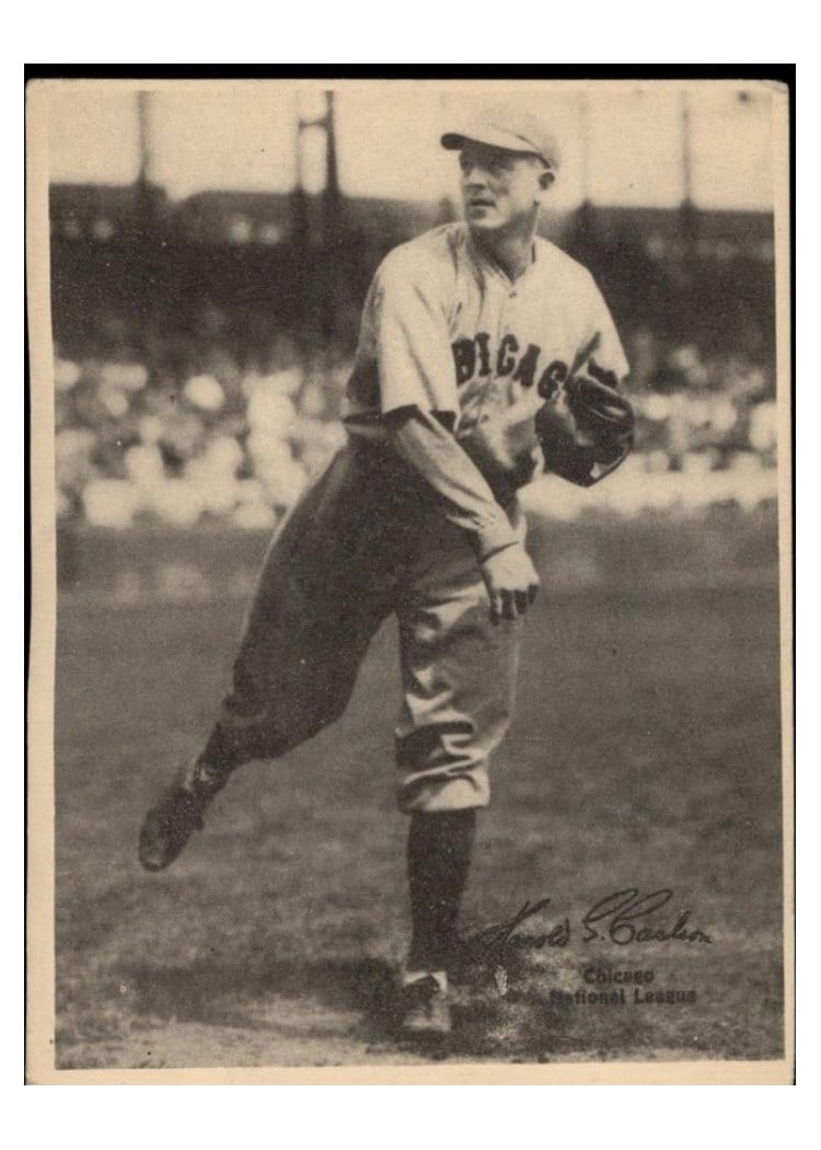 1929 R316 Kashin Publications Harold G. Carlson card