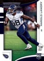 2018 Panini Rookies & Stars Base Set Harold Landry #155 card