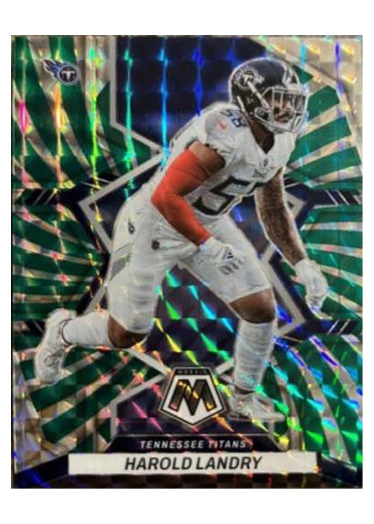 2022 Panini Mosaic Base Set Harold Landry Green Swirl #229 card