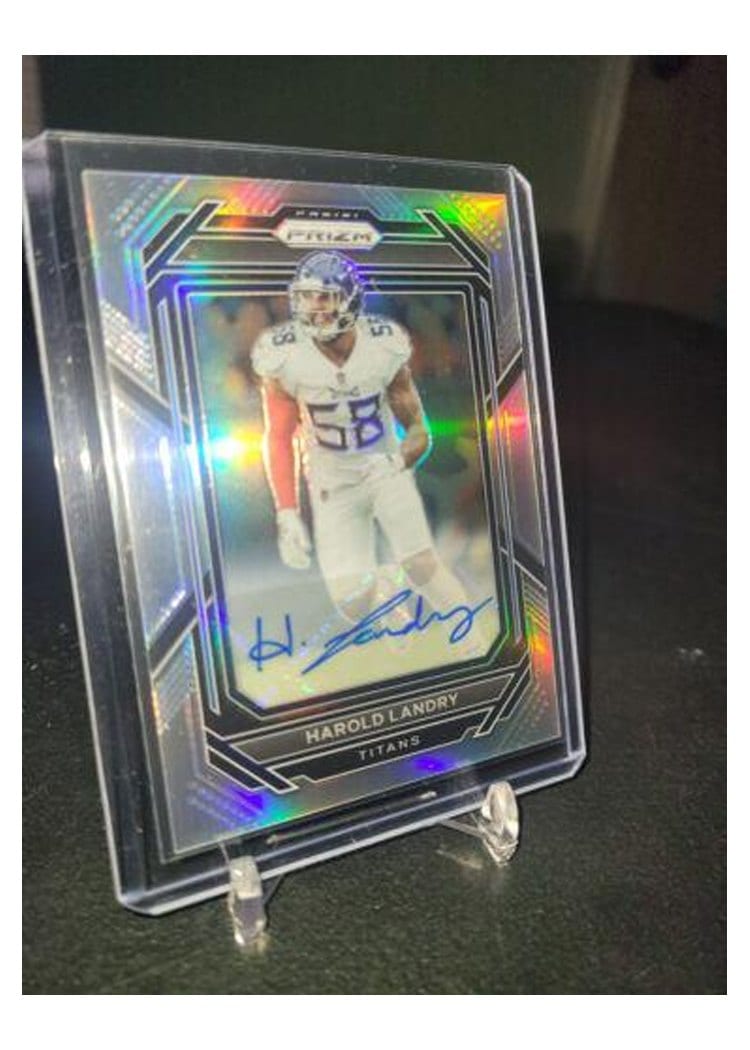 2022 Panini Prizm Base Set Harold Landry Autograph Silver #288 card