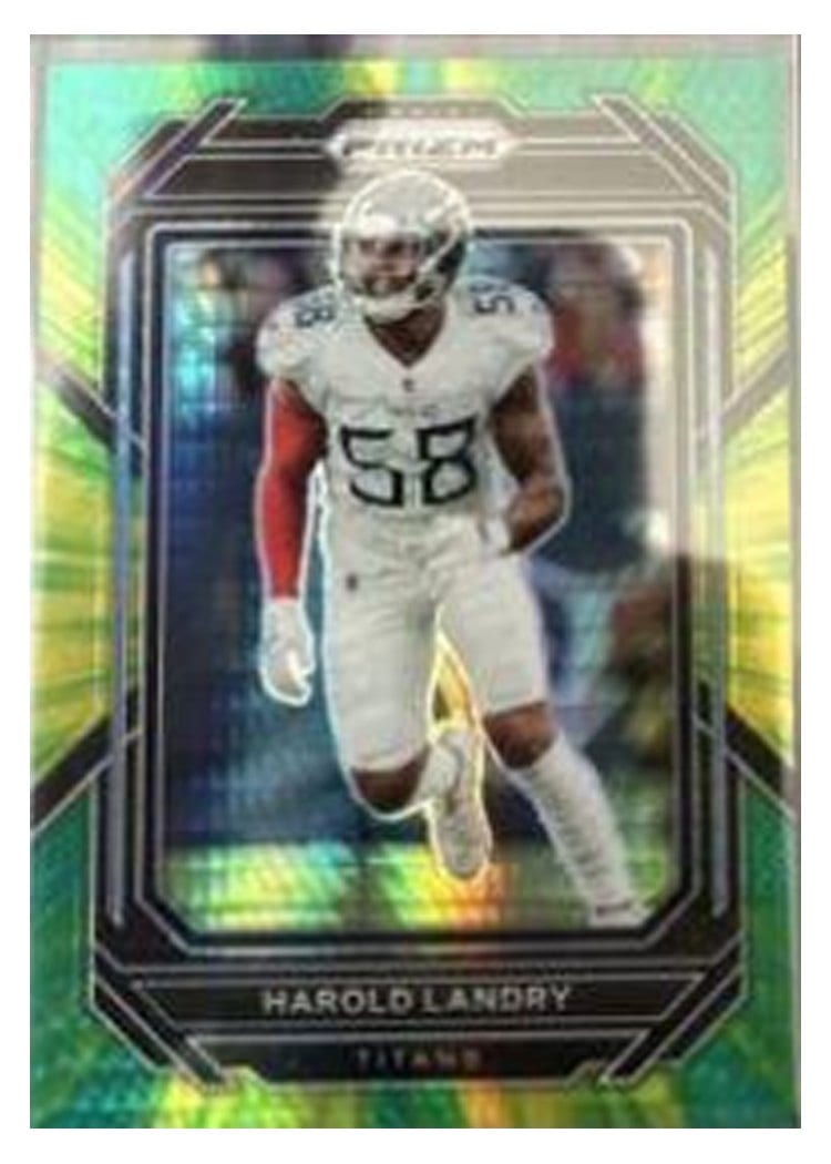 2022 Panini Prizm Base Set Harold Landry #288 card