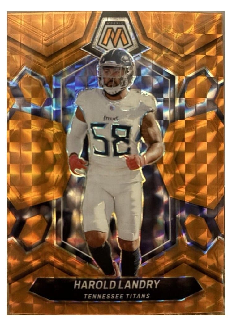 2024 Panini Mosaic Base Set Harold Landry Orange #216 card
