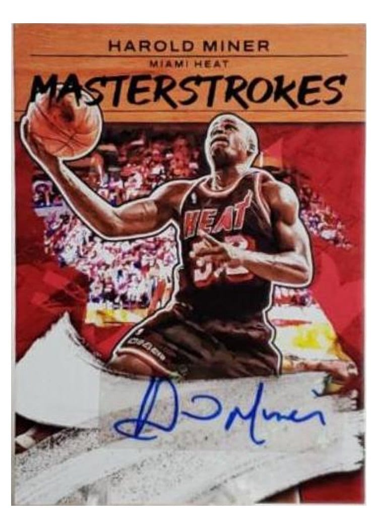 2022-23 Panini Court Kings Masterstrokes Harold Miner #MS-HMH card