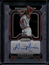 2022-23 Panini Prizm Penmanship Harold Miner #PNM-HAR card