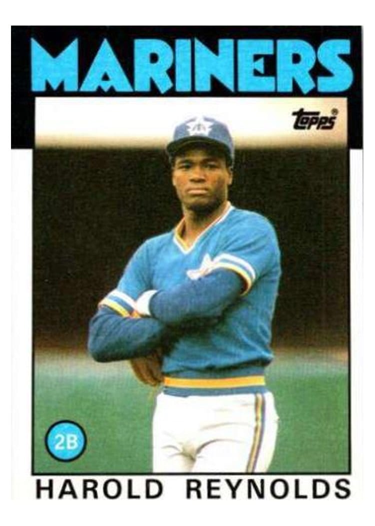 1986 Topps Harold Reynolds #769 card