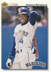 1992 Upper Deck Base Set Harold Reynolds #314 card