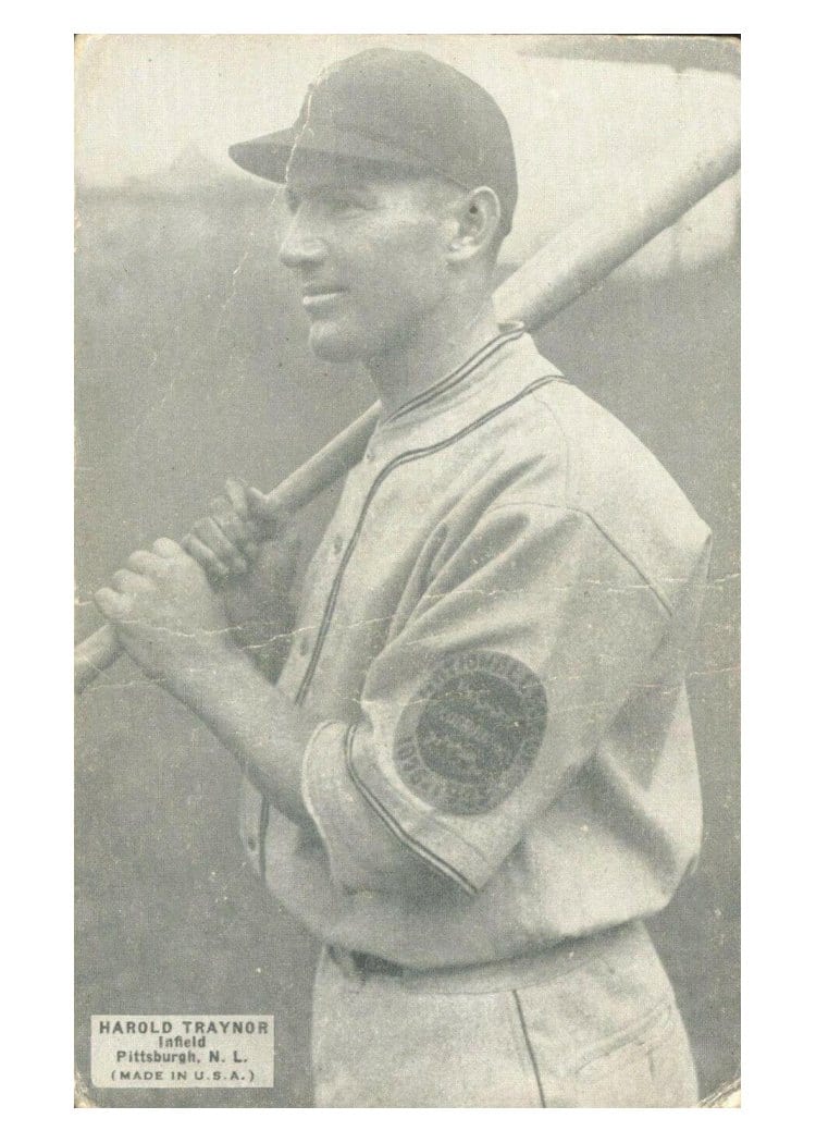 1925 Exhibits Harold Traynor card