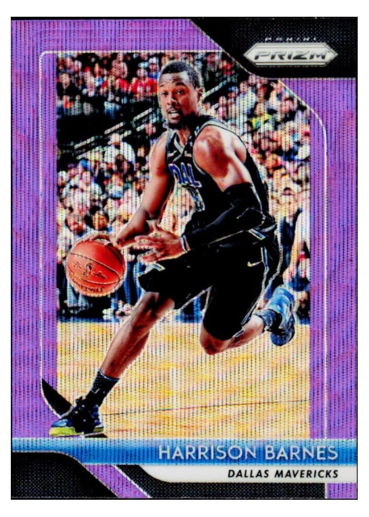 2018-19 Panini Prizm Base Set Harrison Barnes #300 card