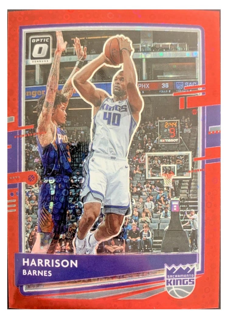 2020-21 Donruss Optic Base Set Harrison Barnes Fast Break Red #35 card