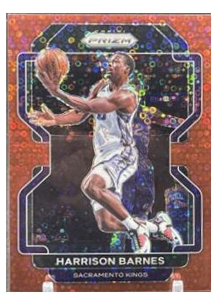 2021-22 Panini Prizm Base Set Harrison Barnes Fast Break Red Prizm #64 card