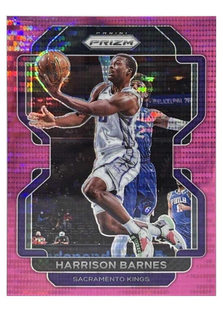 2021-22 Panini Prizm Base Set Harrison Barnes Pink Pulsar Prizm #64 card
