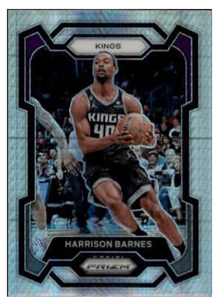 2023-24 Panini Prizm Base Set Harrison Barnes Hyper #221 card