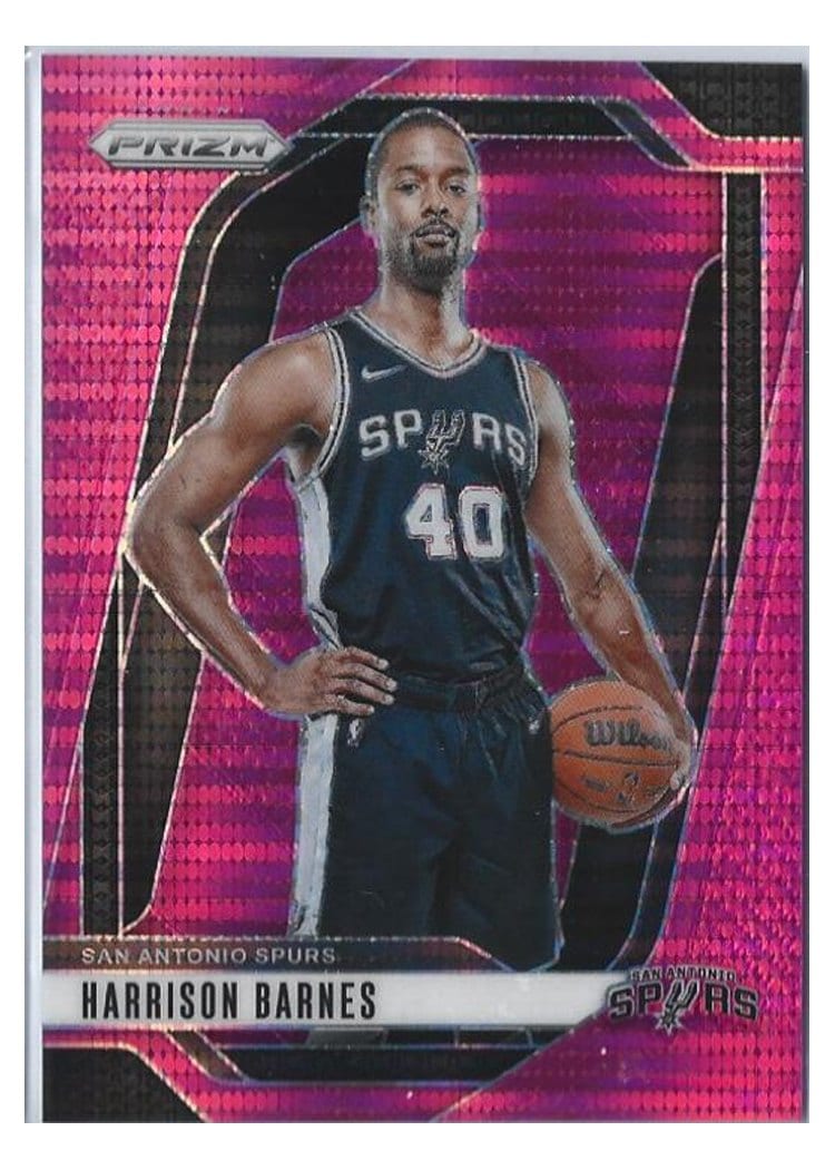 2024-25 Panini Prizm Base Set Harrison Barnes Pink Pulsar #55 card