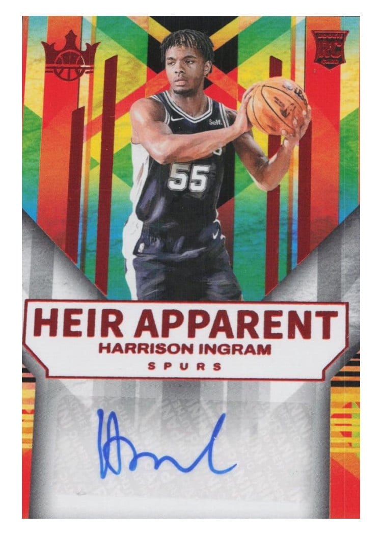 2024-25 Panini Court Kings Heir Apparent Autographs Harrison Ingram #HA-ING card