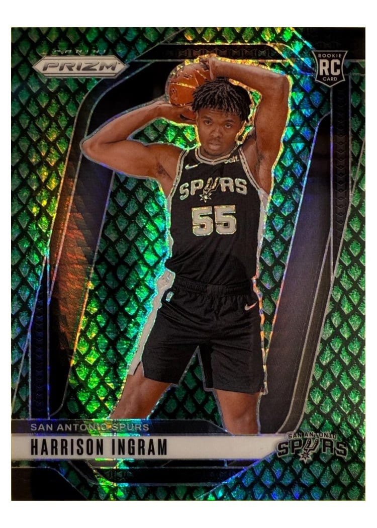 2024-25 Panini Prizm Base Set Harrison Ingram Jade Dragon Scale #254 card