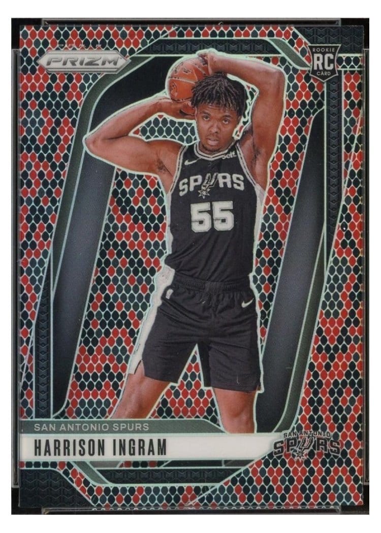 2024-25 Panini Prizm Base Set Harrison Ingram Snakeskin #254 card