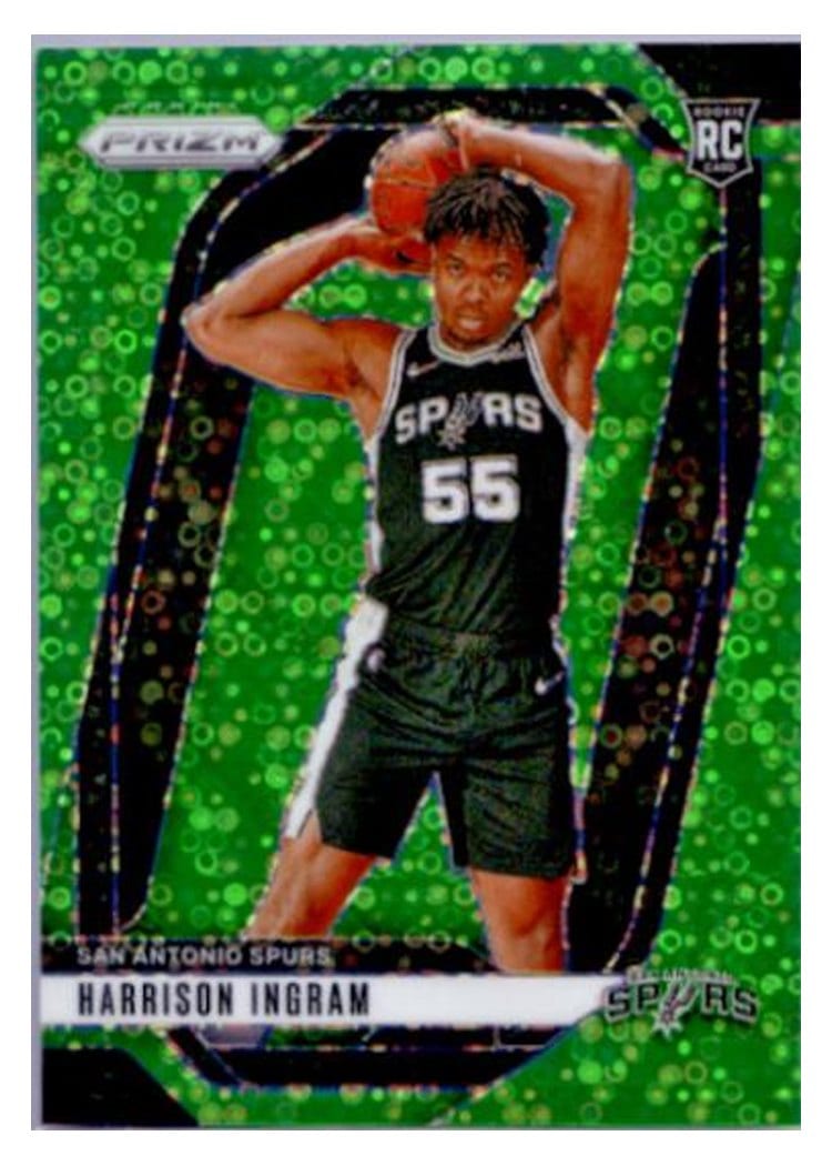 2024-25 Panini Prizm Base Set Harrison Ingram Fast Break Neon Green #254