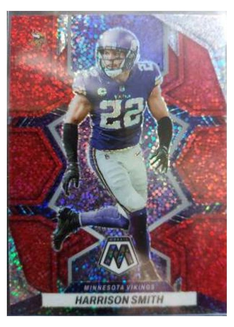 2022 Panini Mosaic Base Set Harrison Smith Red Sparkle #131 card