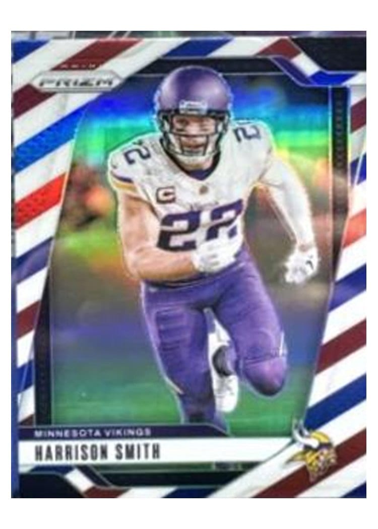 2024 Panini Prizm Base Set Harrison Smith Red White Blue #190 card