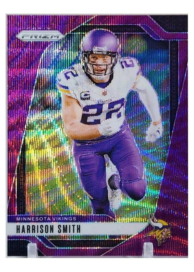 2024 Panini Prizm Base Set Harrison Smith Purple Wave #190 card