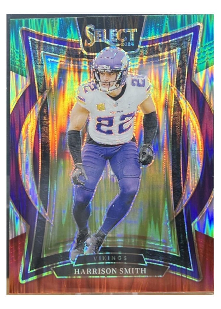 2024 Panini Select Base Set Harrison Smith Green Red Prizm Shock #59 card