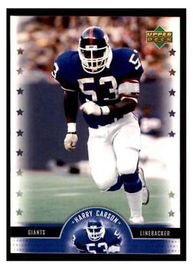 2005 Upper Deck Legends Harry Carson #32 card
