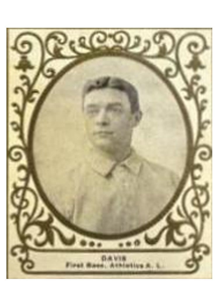 1909 T204 Ramly Harry Davis card