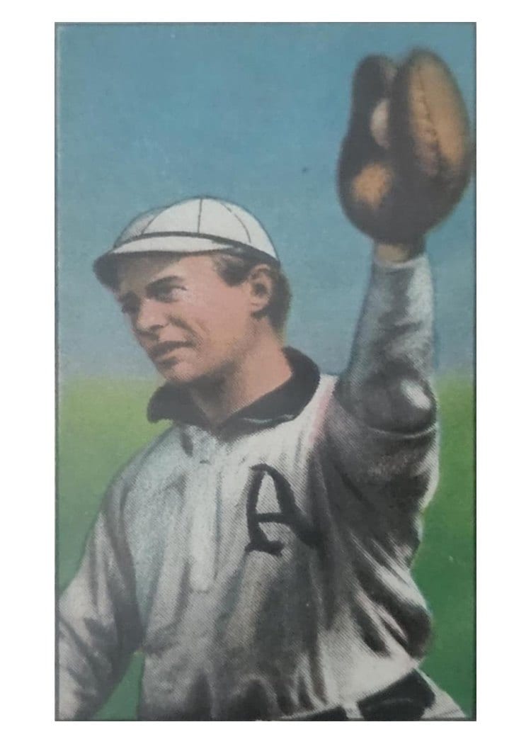 1909 T206 Sweet Caporal 150 Factory 649 Overprint Harry Davis card