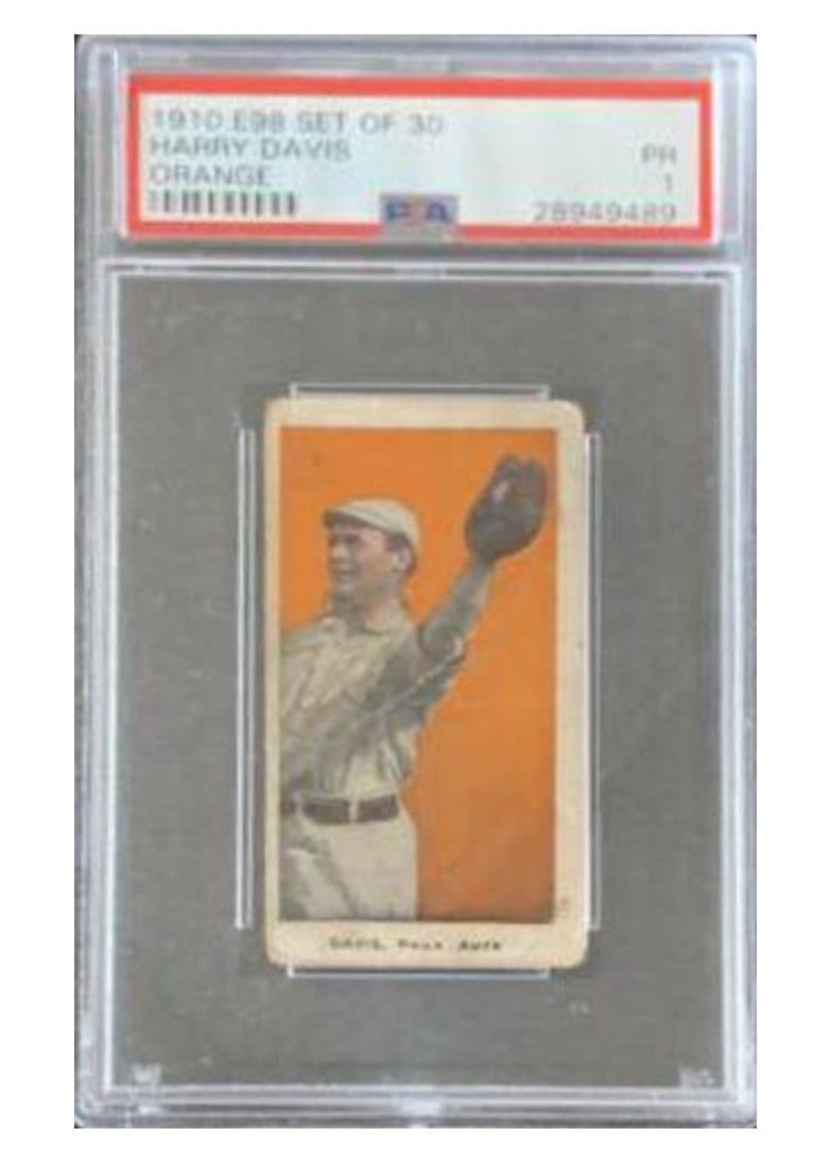 1910 E98 Set of 30 Harry Davis card