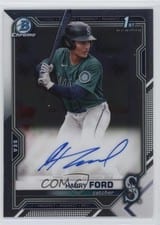 2021 Bowman Draft Chrome Draft Autographs Harry Ford #CDA-HF