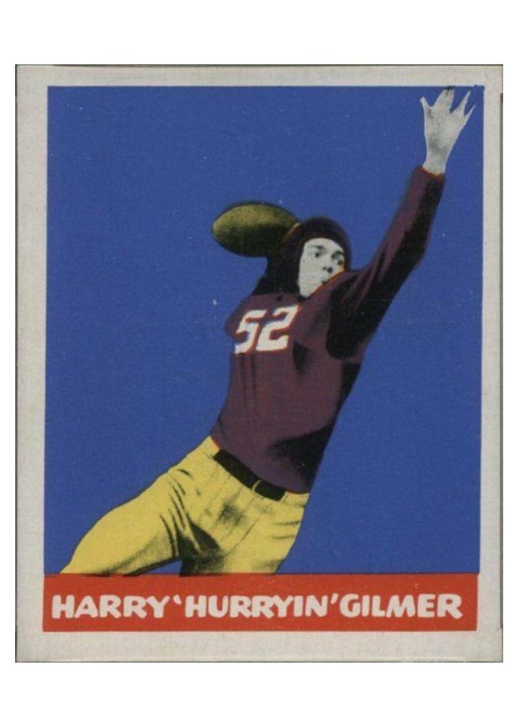 1948 Leaf Harry Gilmer #18 card