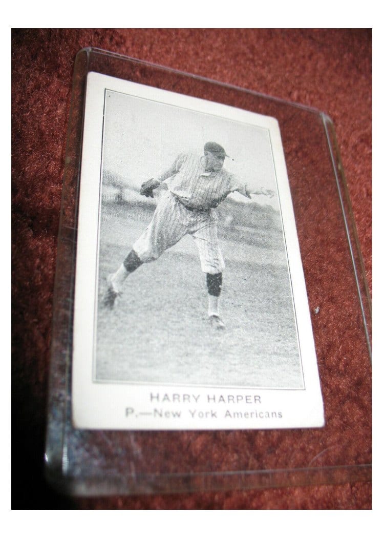 1922 E121 American Caramel Series of 120 Harry Harper card