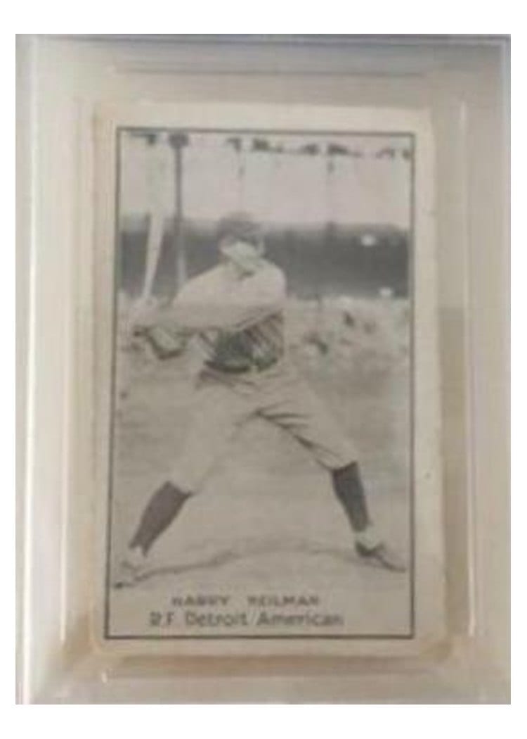 1921 E220 National Caramel Harry Heilman card