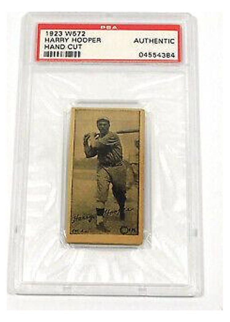 1923 W572 Harry Hooper card