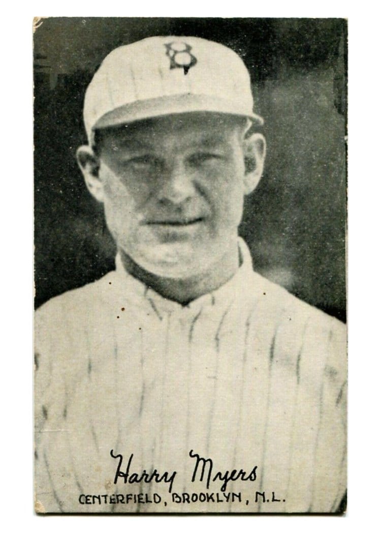 1922 Exhibits Harry Myers card