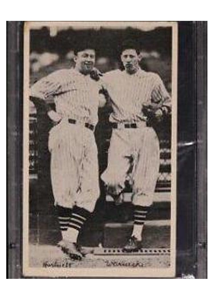 1936 National Chicle Fine Pens Hartnett, Warnecke card