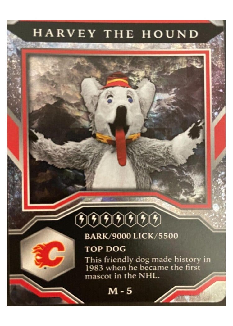 2021-22 Upper Deck MVP Mascot Gaming Cards Harvey The Hound #M-5 card
