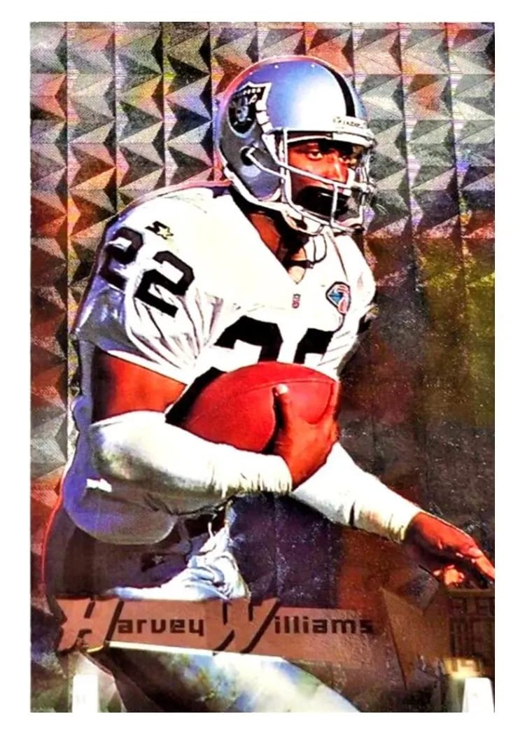 1995 Fleer Metal Harvey Williams #143 card