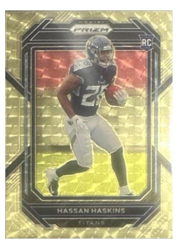 2022 Panini Prizm Base Set Hassan Haskins #326 card