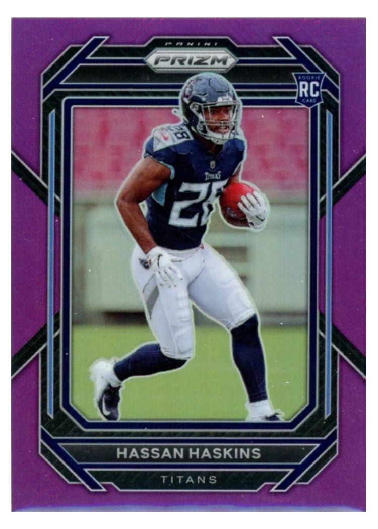 2022 Panini Prizm Base Set Hassan Haskins #326 card