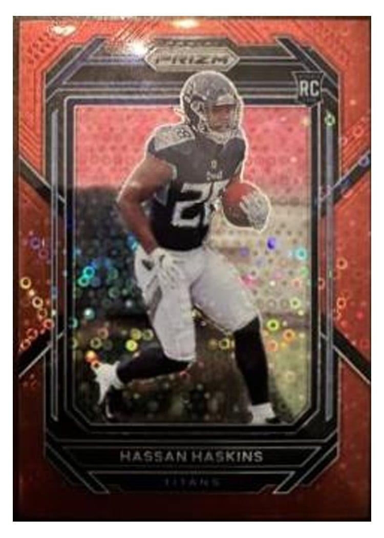 2022 Panini Prizm Base Set Hassan Haskins #326 card