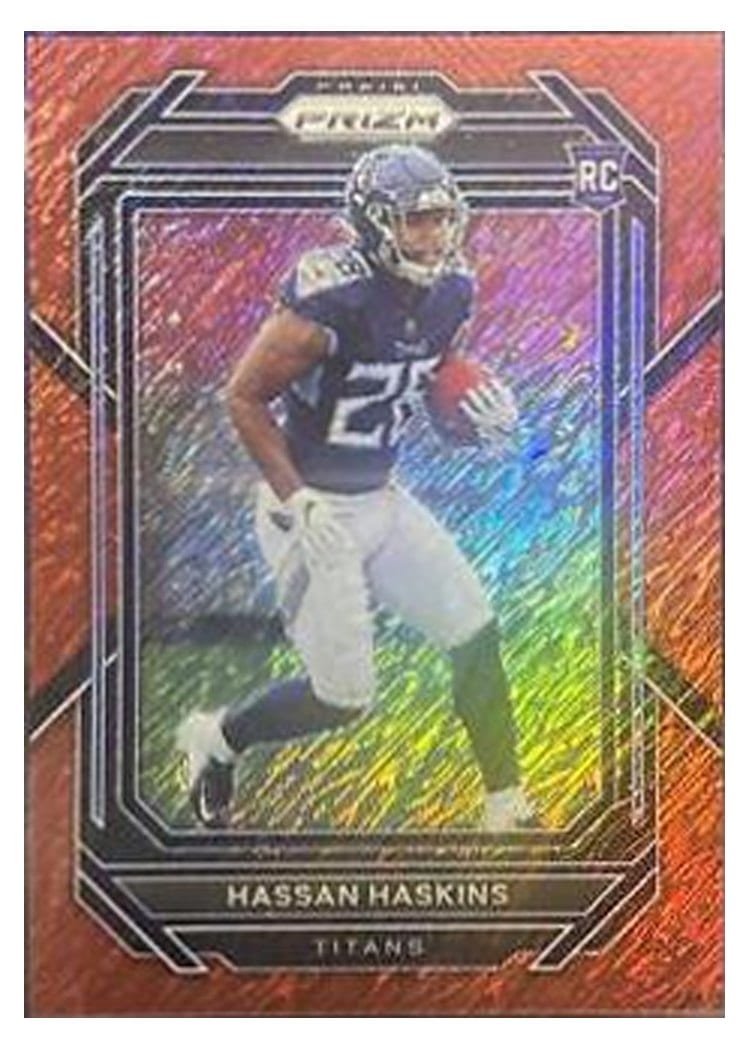 2022 Panini Prizm Base Set Hassan Haskins #326 card