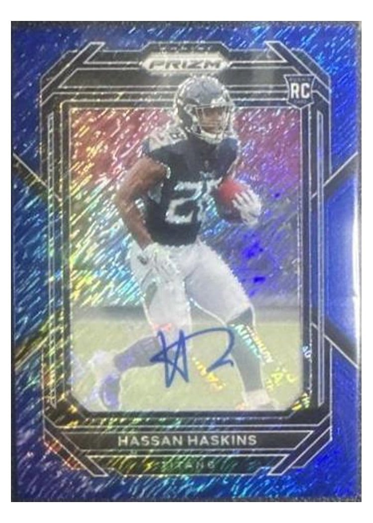 2022 Panini Prizm Base Set Hassan Haskins #326 card
