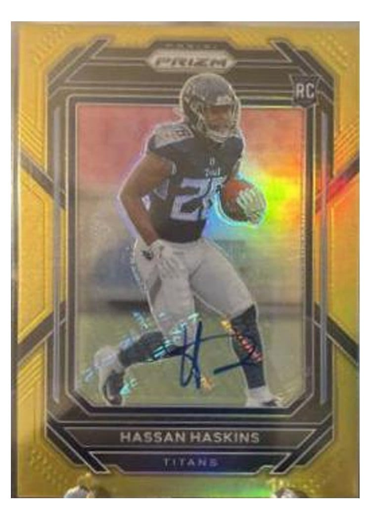 2022 Panini Prizm Base Set Hassan Haskins #326 card