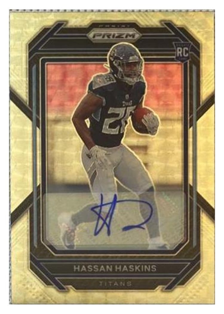 2022 Panini Prizm Base Set Hassan Haskins #326 card
