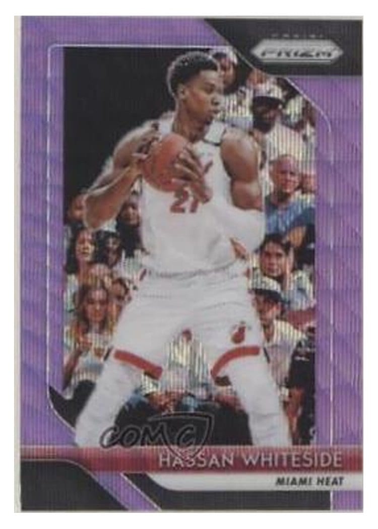 2018-19 Panini Prizm Base Set Hassan Whiteside #196 card