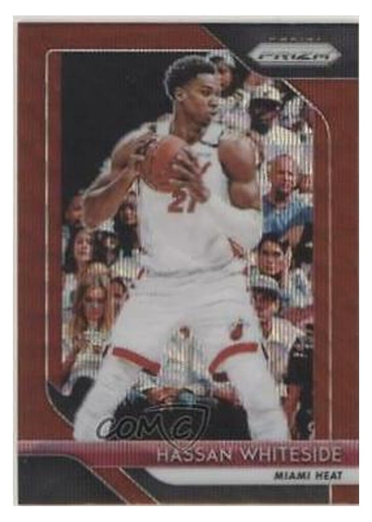 2018-19 Panini Prizm Base Set Hassan Whiteside #196 card