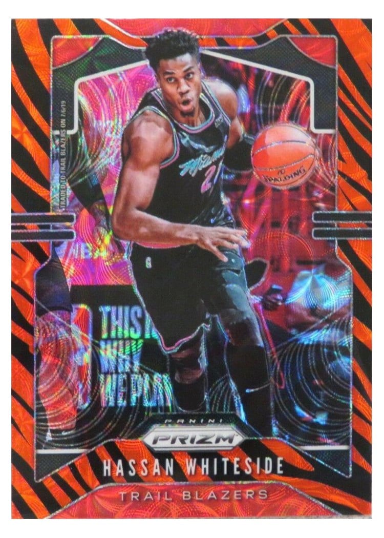 2019-20 Panini Prizm Base Set Hassan Whiteside #151 card